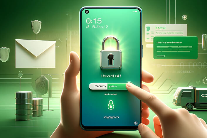 brankas pribadi di hp oppo