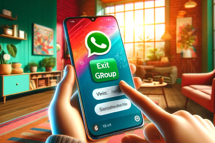 keluar dari grup wa